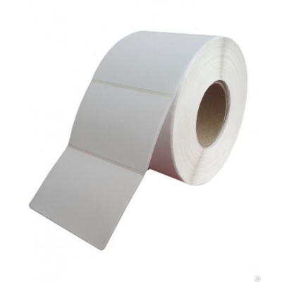 Термотрансферная этикетка 100х25 полипропилен 1000 штук в рулоне 