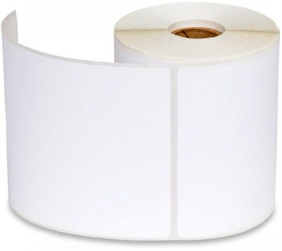 Термотрансферная этикетка 100х150 полипропилен 250 штук в рулоне 